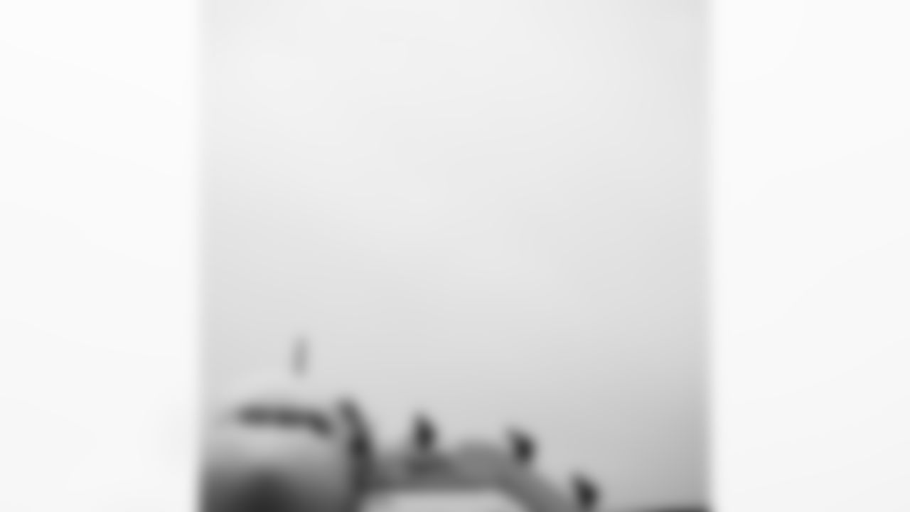 Pittsburgh Steelers punter Corliss Waitman (3), Pittsburgh Steelers linebacker Payton Wilson (41), and Pittsburgh Steelers assistant secondary coach Anthony Midget during travel to Los Angeles on Saturday, Nov. 8, 2025 for the Week 10 regular season matchup against the Los Angeles Chargers. (Karl Roser / Pittsburgh Steelers)