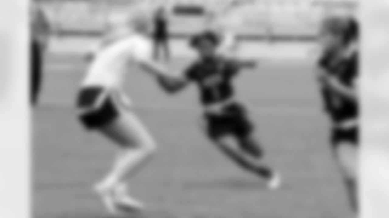 The Steelers' Girls High School Flag Football Championship take place on Sunday, May 18, 2024 at Highmark Stadium. (Brad Oskowski / Pittsburgh Steelers)