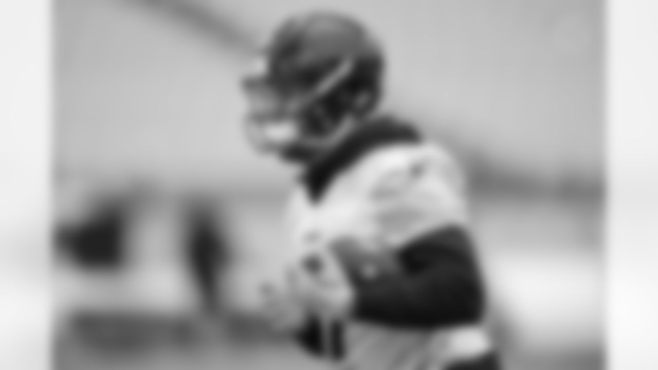 Pittsburgh Steelers tight end Matt Sokol (87) during practice at Acrisure Stadium preparing for a Week 18 matchup against the Baltimore Ravens, Friday, Jan. 2, 2026 in Pittsburgh, PA. (Karl Roser / Pittsburgh Steelers)