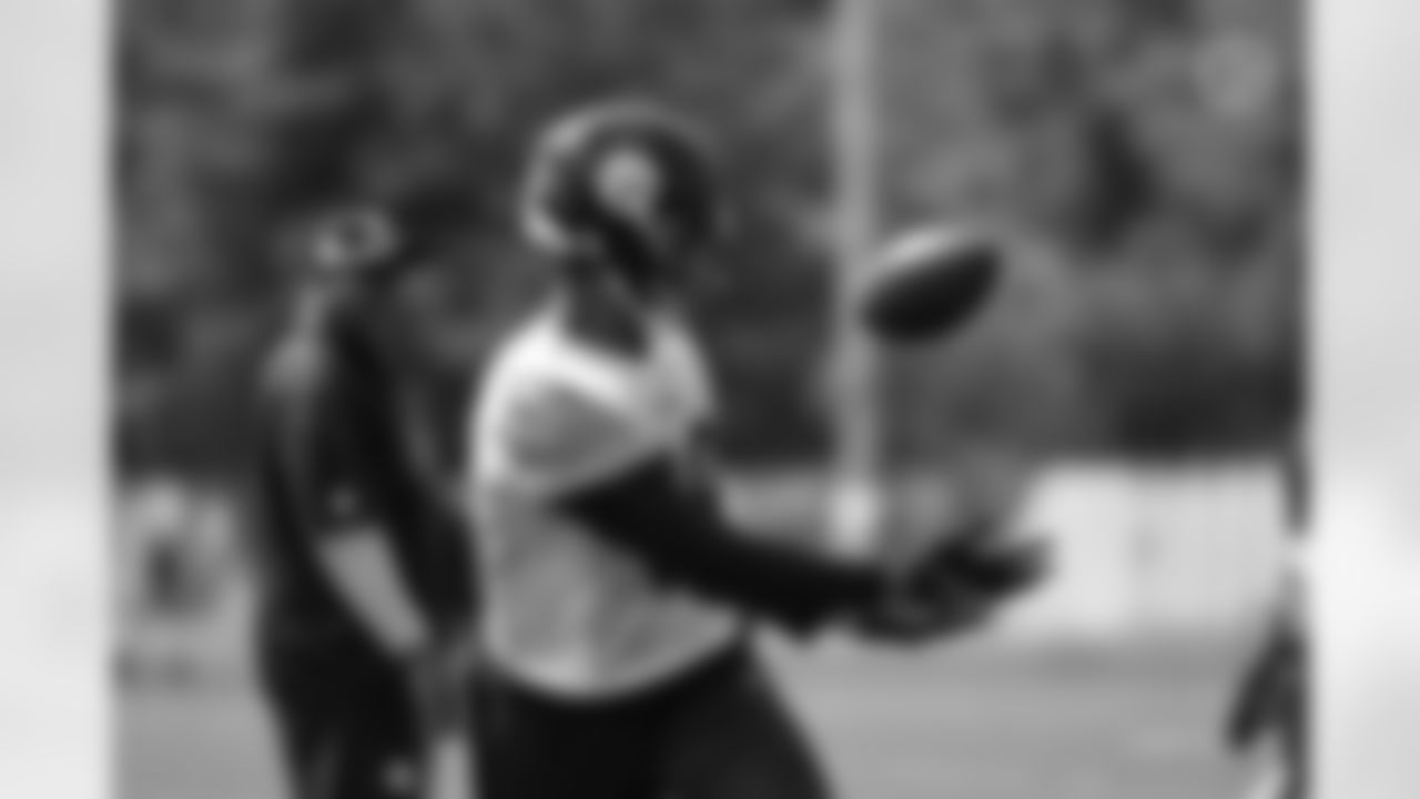 Pittsburgh Steelers tight end Donald Parham Jr. (89) participates in the Organized Team Activities (OTAs), Tuesday June 3, 2025 at the UPMC Rooney Sports Complex. (Taylor Ollason/ Pittsburgh Steelers)