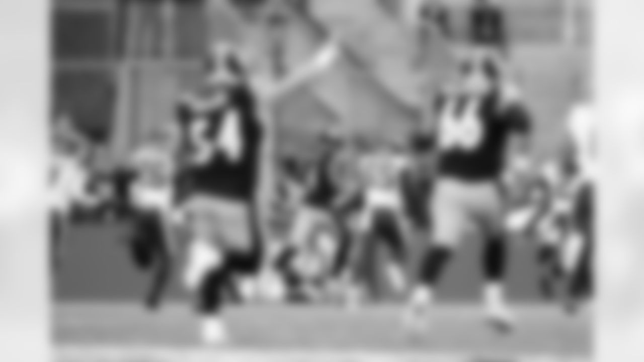 Pittsburgh Steelers wide receiver DK Metcalf (4) during a regular season game between the Pittsburgh Steelers and the Minnesota Vikings, Sunday, Sept. 28, 2025 in Dublin, Ireland.  (Karl Roser/ Pittsburgh Steelers)