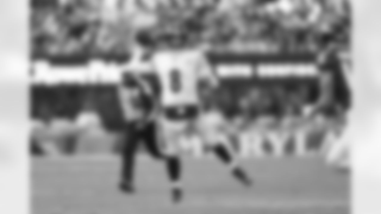 Pittsburgh Steelers quarterback Aaron Rodgers (8) during a regular season game between the Pittsburgh Steelers and the Baltimore Ravens, Sunday, Dec. 7, 2025 in Baltimore, MD. (Karl Roser / Pittsburgh Steelers)