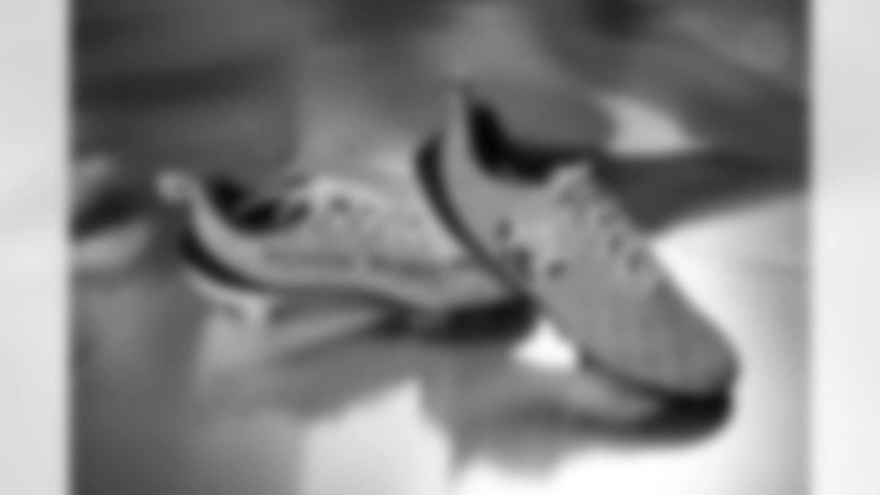 Pittsburgh Steelers cornerback Joey Porter Jr. (24) will showcase his custom cleats supporting Jasmine Nyree Campus during Week 13. (Alysa Rubin / Pittsburgh Steelers)