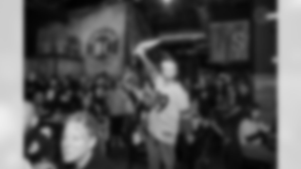 Pittsburgh Steelers fans attend the Steelers Nation Unite Playoff Party at Tequila Cowboy prior to the Wild Card game against the Houston Texans on Saturday, Jan. 10, 2026 in Pittsburgh, PA. (Arron Anastasia / Pittsburgh Steelers)