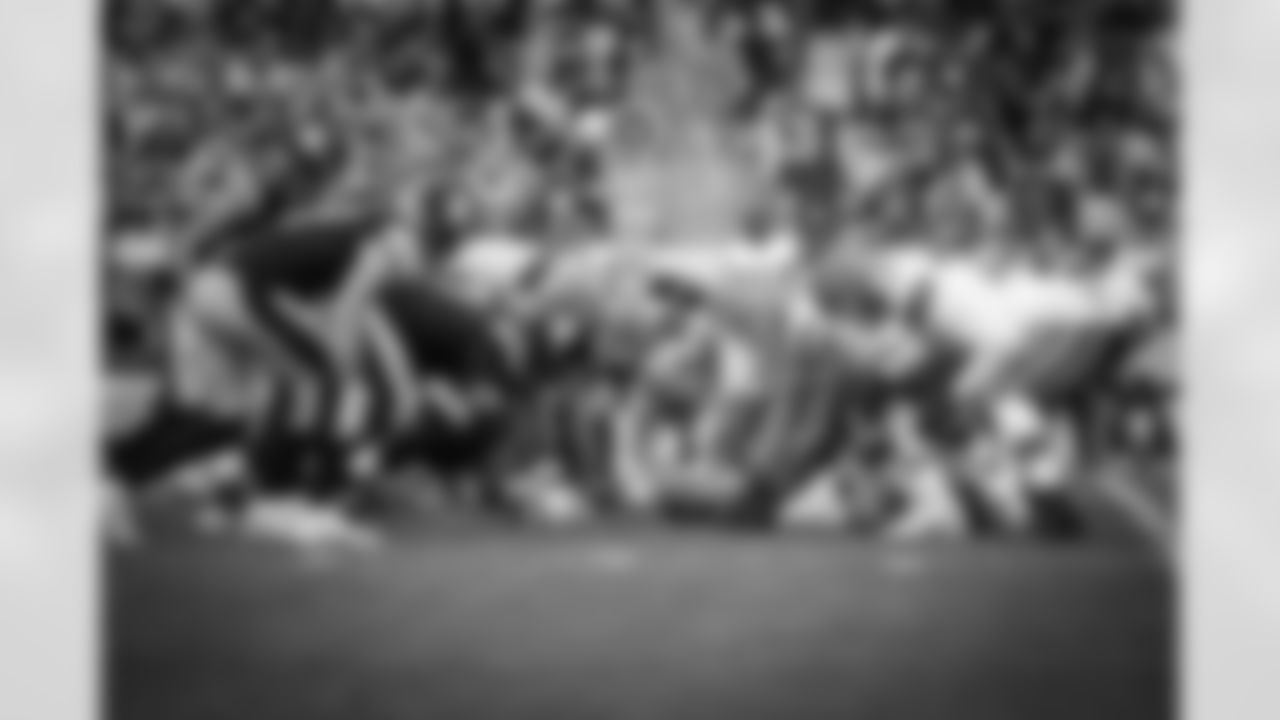 The line of scrimmage during a regular season game between the Pittsburgh Steelers and the Cleveland Browns, Sunday, Oct. 12, 2025 in Pittsburgh, PA. (Karl Roser/ Pittsburgh Steelers)