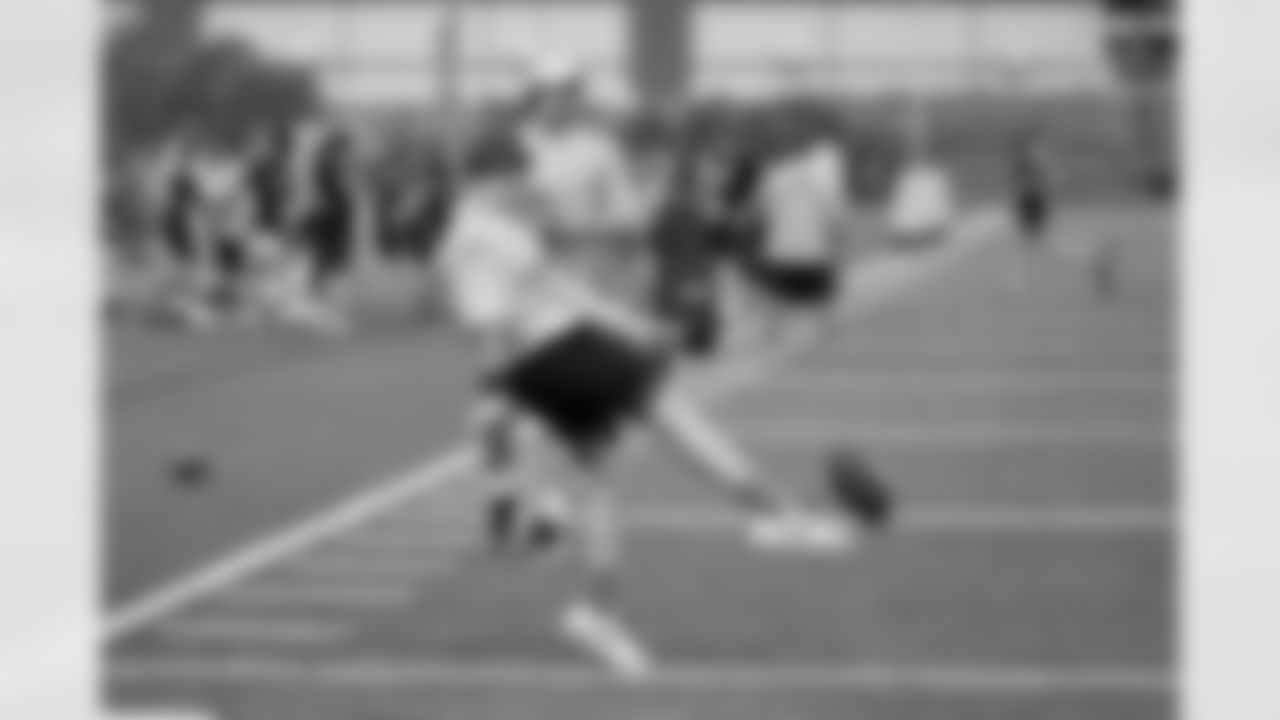The Steelers host a 2025 Youth Football Camp at Highlands Sports Complex Friday, June 13, 2025 in Triadelphia, WV. (Alysa Rubin / Pittsburgh Steelers)
