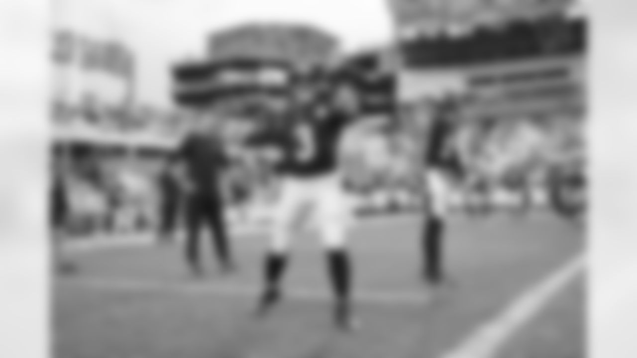 Pittsburgh Steelers quarterback Russell Wilson (3) during a preseason game between the Pittsburgh Steelers and the Buffalo Bills, Saturday, Aug. 17, 2024 in Pittsburgh, PA. (Karl Roser / Pittsburgh Steelers)
