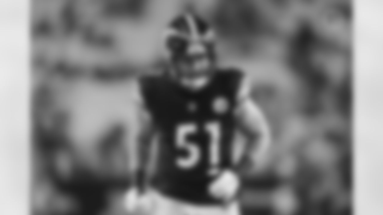 Pittsburgh Steelers linebacker Nick Herbig (51) during a regular season game between the Pittsburgh Steelers and the Tennessee Titans, Thursday, Nov. 2, 2023 in Pittsburgh, PA. (Karl Roser / Pittsburgh Steelers)