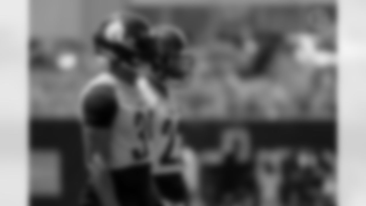 Pittsburgh Steelers safety Juan Thornhill (22) practices at the UPMC Rooney Sports Complex during the 2025 minicamp, Wednesday June 11, 2025. (Taylor Ollason/ Pittsburgh Steelers)