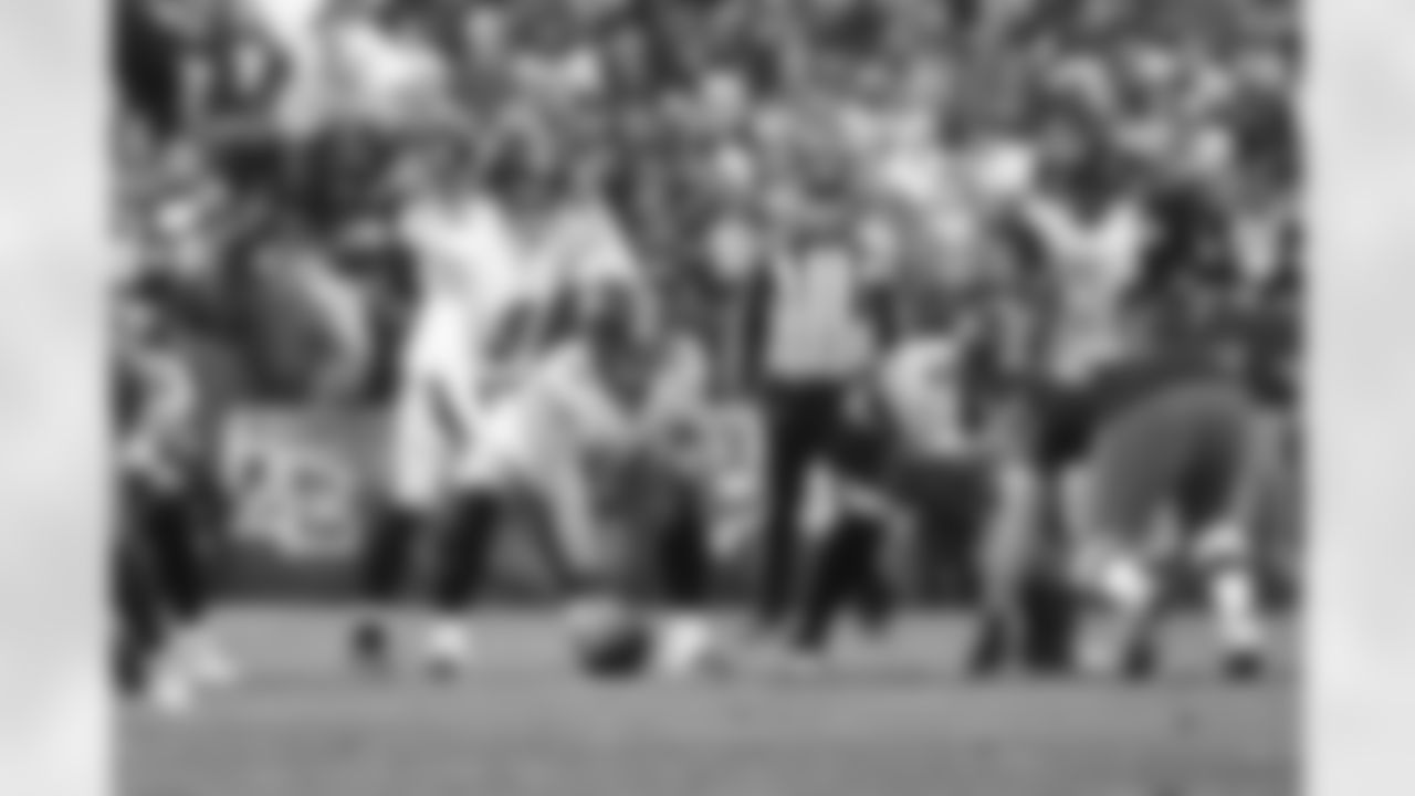 Pittsburgh Steelers quarterback Aaron Rodgers (8), Pittsburgh Steelers center Zach Frazier (54) and Pittsburgh Steelers offensive lineman Spencer Anderson (74) during a regular season game between the Pittsburgh Steelers and the Cleveland Browns, Sunday, Dec. 28, 2025 in Cleveland, OH. (Jared Wickerham / Pittsburgh Steelers)