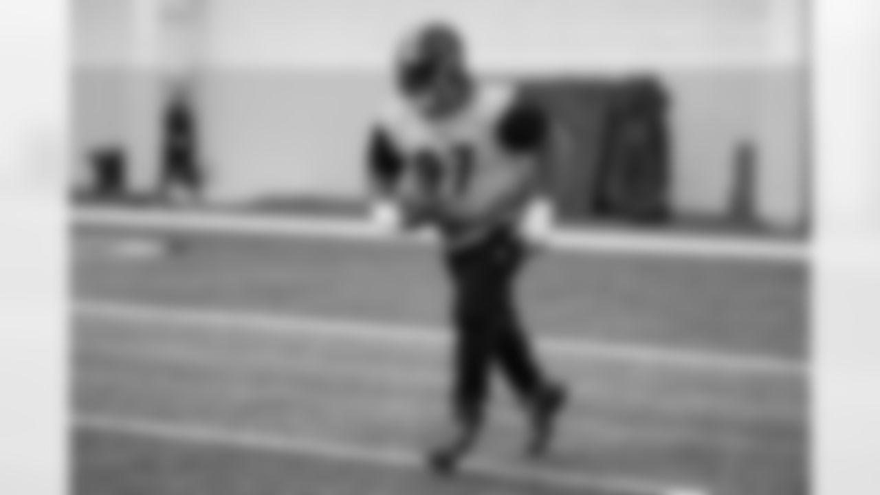 Pittsburgh Steelers defensive tackle Cameron Heyward (97) during practice at the UPMC Rooney Sports Complex preparing for a Wild Card matchup against the Houston Texans, Saturday, Jan. 10, 2026 in Pittsburgh, PA. (Karl Roser / Pittsburgh Steelers)