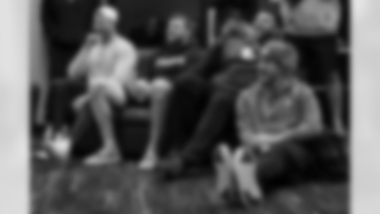 The Pittsburgh Symphony performs holiday music for the Steelers at the UPMC Rooney Sports Complex Thursday, Dec. 18, 2025 in Pittsburgh, PA. (Alysa Rubin / Pittsburgh Steelers)