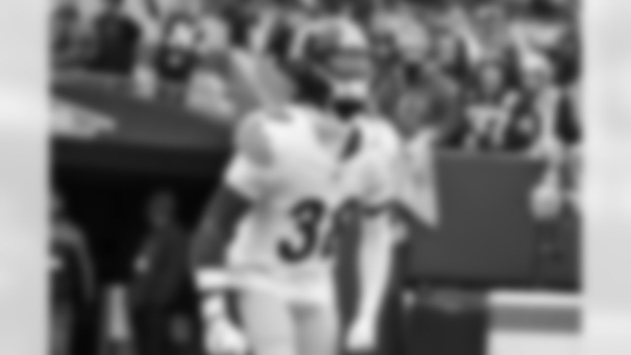 Pittsburgh Steelers defensive back D'Shawn Jamison (38) during a regular season game between the Pittsburgh Steelers and the Cleveland Browns, Sunday, Dec. 28, 2025 in Cleveland, OH. (Karl Roser / Pittsburgh Steelers)