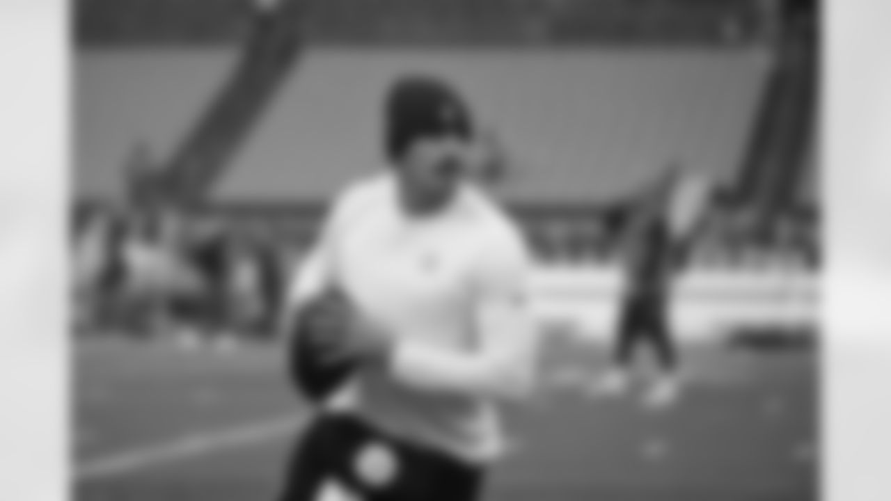 Pittsburgh Steelers quarterback Mason Rudolph (2) during a regular season game between the Pittsburgh Steelers and the Cleveland Browns, Sunday, Dec. 28, 2025 in Cleveland, OH. (Alysa Rubin / Pittsburgh Steelers)