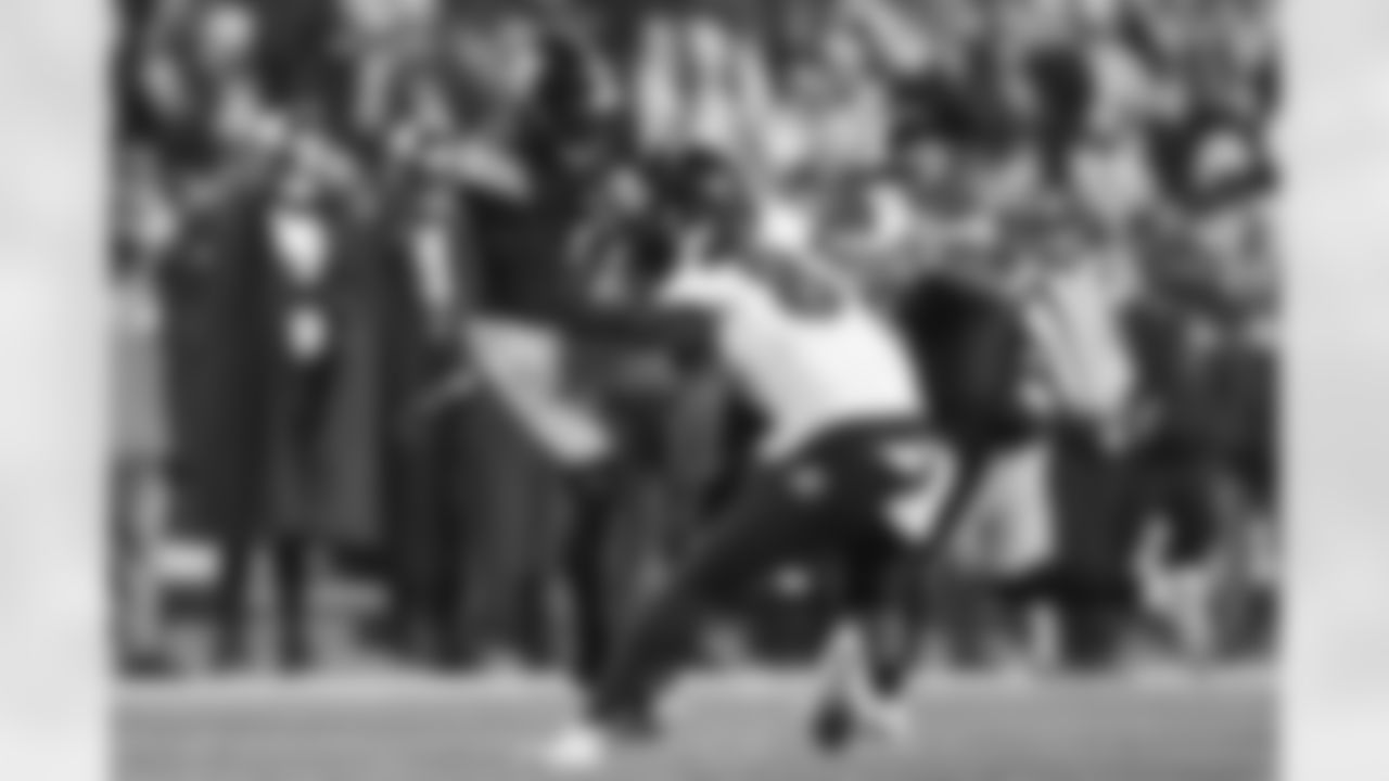 Pittsburgh Steelers cornerback Jalen Ramsey (5) during a regular season game between the Pittsburgh Steelers and the Baltimore Ravens, Sunday, Jan. 4, 2026 in Pittsburgh, PA.  (Karl Roser / Pittsburgh Steelers)