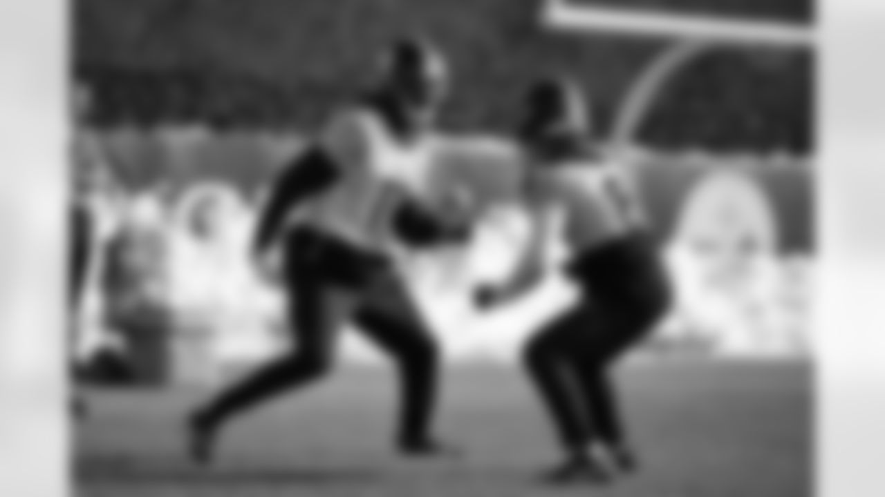 Pittsburgh Steelers wide receiver Marquez Valdes-Scantling (11) during practice at the UPMC Rooney Sports Complex preparing for a Week 16 matchup against the Detroit Lions, Thursday, Dec. 18, 2025 in Pittsburgh, PA. (Karl Roser / Pittsburgh Steelers)