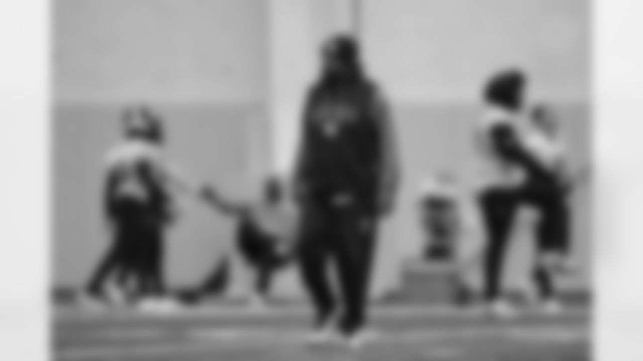 Pittsburgh Steelers head coach Mike Tomlin during practice at the UPMC Rooney Sports Complex preparing for a Week 16 matchup against the Detroit Lions, Friday, Dec. 19, 2025 in Pittsburgh, PA. (Alysa Rubin / Pittsburgh Steelers)