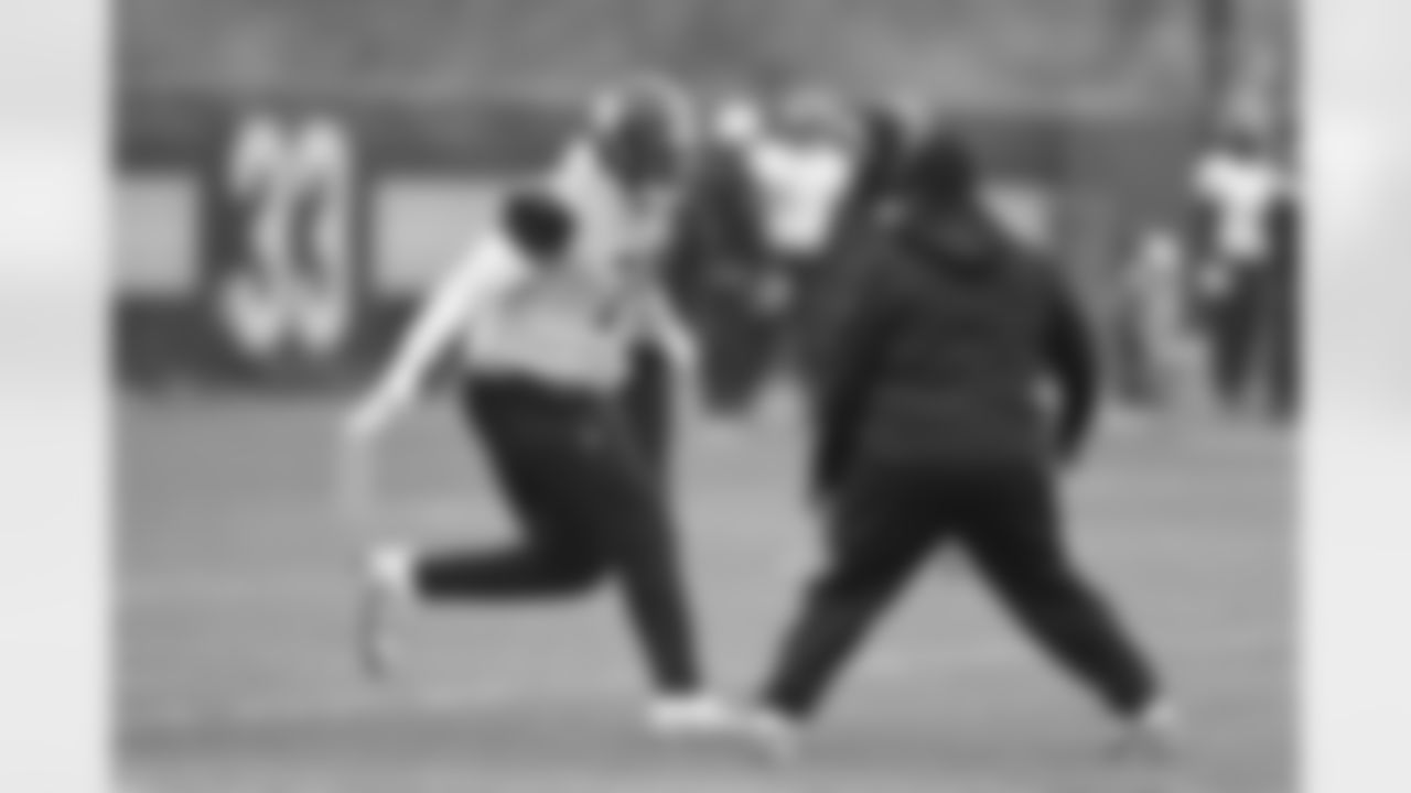 Pittsburgh Steelers defensive tackle Brodric Martin-Rhodes (78) during practice at the UPMC Rooney Sports Complex preparing for a Week 12 matchup against the Chicago Bears, Thursday, Nov. 20, 2025 in Pittsburgh, PA. (Karl Roser / Pittsburgh Steelers)