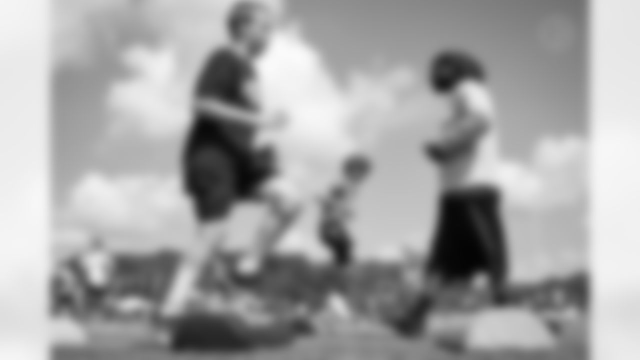 The Steelers host a 2025 Youth Football Camp at Slippery Rock University Monday, June 23, 2025 in Slippery Rock, PA. (Alysa Rubin / Pittsburgh Steelers)