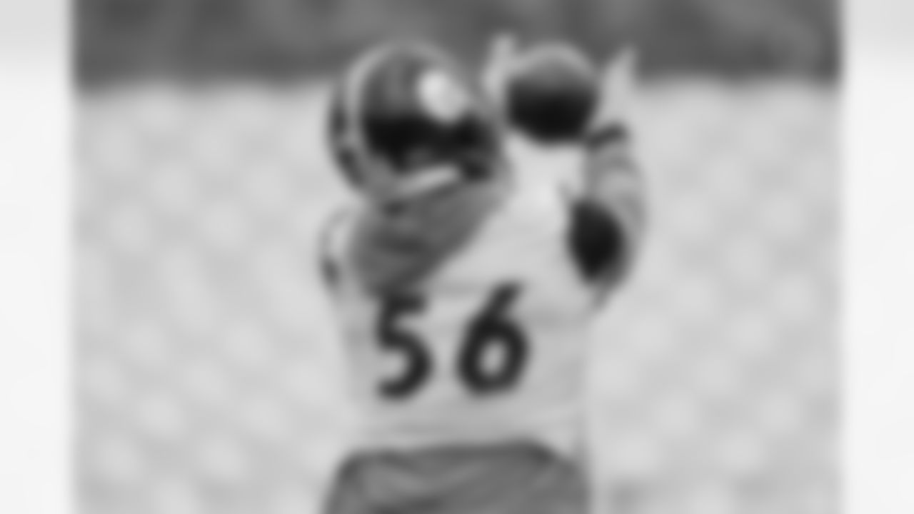 Pittsburgh Steelers linebacker Alex Highsmith (56) during practice at Acrisure Stadium preparing for a Week 18 matchup against the Baltimore Ravens, Friday, Jan. 2, 2026 in Pittsburgh, PA. (Alysa Rubin / Pittsburgh Steelers)