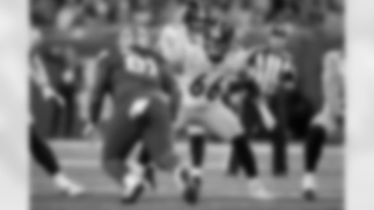 Pittsburgh Steelers guard Mason McCormick (66) during a regular season game between the Pittsburgh Steelers and the Detroit Lions, Sunday, Dec. 21, 2025 in Detroit, MI. The Steelers defeated the Lions 29-24. (Karl Roser / Pittsburgh Steelers)