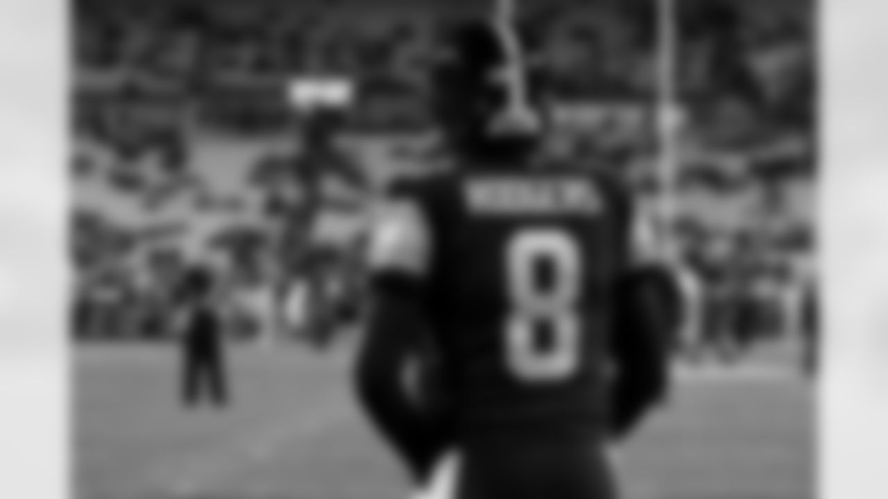 Pittsburgh Steelers quarterback Aaron Rodgers (8) during a regular season game between the Pittsburgh Steelers and the Miami Dolphins, Monday, Dec. 15, 2025 in Pittsburgh, PA. (Alysa Rubin / Pittsburgh Steelers)