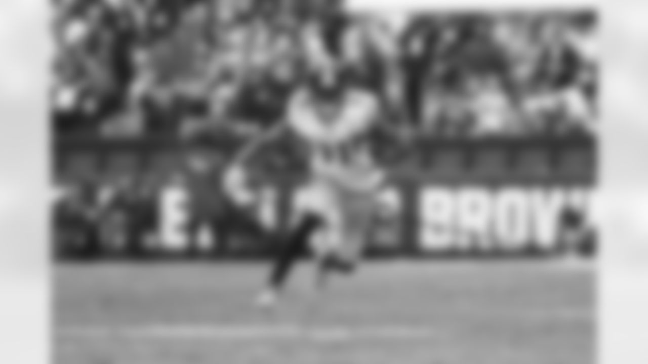 Pittsburgh Steelers wide receiver Marquez Valdes-Scantling (11) during a regular season game between the Pittsburgh Steelers and the Cleveland Browns, Sunday, Dec. 28, 2025 in Cleveland, OH. (Jared Wickerham / Pittsburgh Steelers)