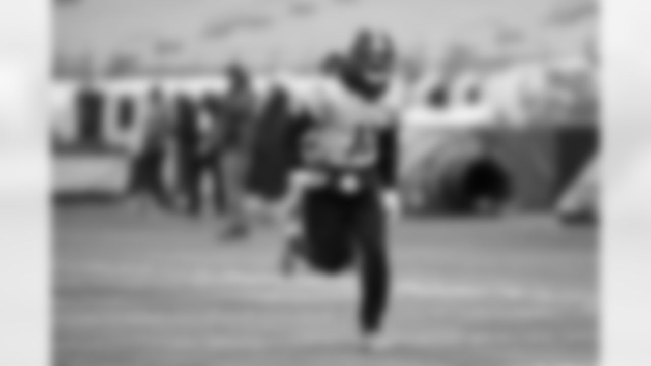 Pittsburgh Steelers wide receiver Marquez Valdes-Scantling (11) during practice at Acrisure Stadium preparing for a Week 18 matchup against the Baltimore Ravens, Friday, Jan. 2, 2026 in Pittsburgh, PA. (Karl Roser / Pittsburgh Steelers)