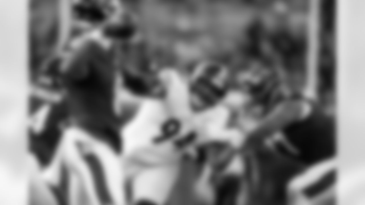 Pittsburgh Steelers defensive end Yahya Black (94) during a regular season game between the Pittsburgh Steelers and the Baltimore Ravens, Sunday, Dec. 7, 2025 in Baltimore, MD. The Steelers defeated the Ravens 27-22. (Karl Roser / Pittsburgh Steelers)