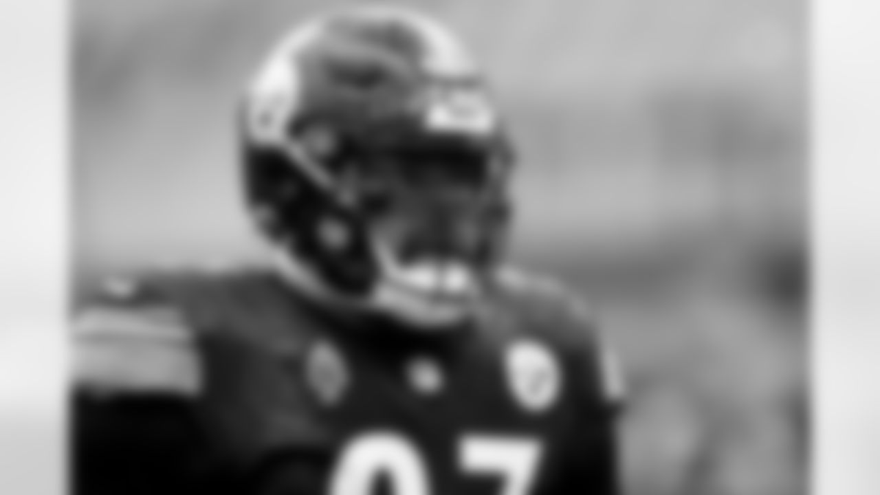 Pittsburgh Steelers defensive tackle Cameron Heyward (97) during a regular season game between the Pittsburgh Steelers and the Cincinnati Bengals, Sunday, Nov. 16, 2025 in Pittsburgh, PA. (Karl Roser / Pittsburgh Steelers)