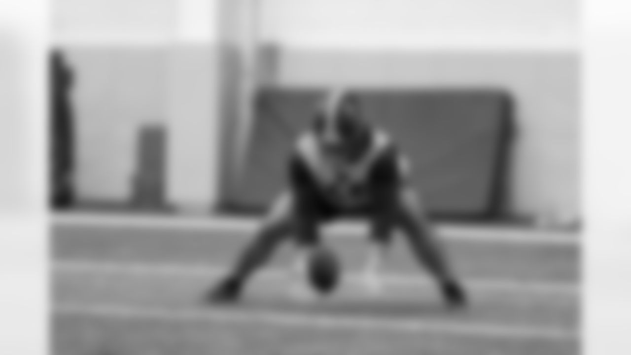 Pittsburgh Steelers defensive tackle Kyler Baugh (65) during practice at the UPMC Rooney Sports Complex preparing for a Wild Card matchup against the Houston Texans, Saturday, Jan. 10, 2026 in Pittsburgh, PA. (Karl Roser / Pittsburgh Steelers)