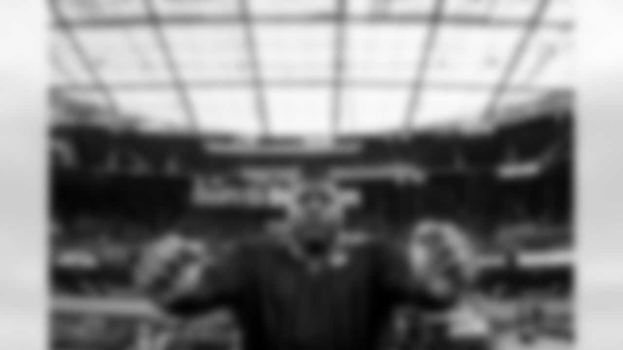 Pittsburgh Steelers defensive tackle Brodric Martin-Rhodes (78) warms up prior to a regular season game against the Los Angeles Chargers, Sunday, Nov. 9, 2025 in Inglewood, CA. The Chargers beat the Steelers 25-10. (Alysa Rubin / Pittsburgh Steelers)