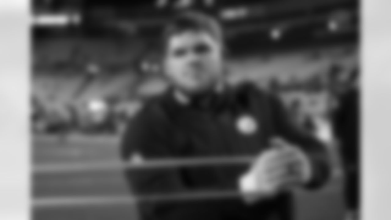 Pittsburgh Steelers center Zach Frazier (54) during a postseason Wild Card game between the Pittsburgh Steelers and the Houston Texans, Monday, Jan. 12, 2026 in Pittsburgh, PA. (Taylor Ollason / Pittsburgh Steelers)