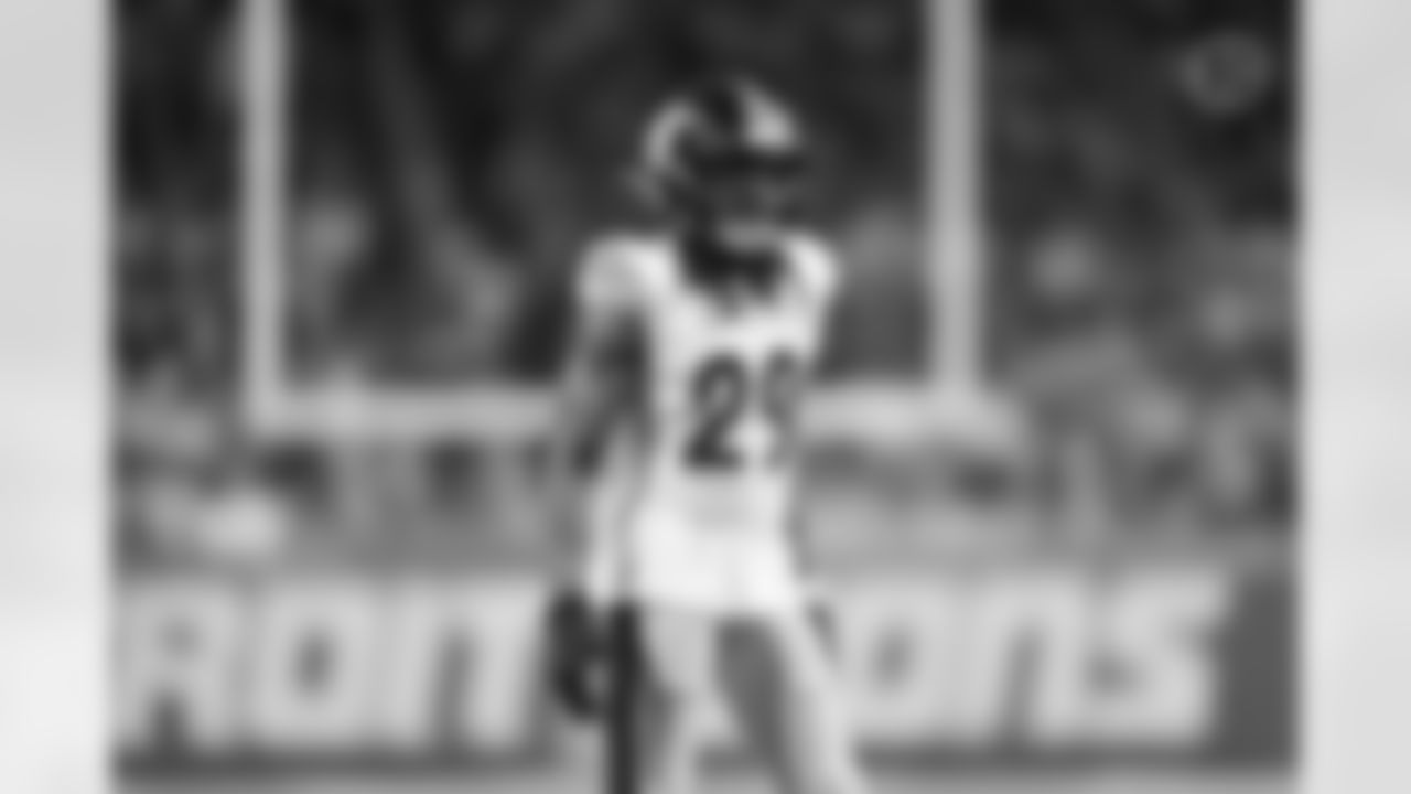 Pittsburgh Steelers safety Kyle Dugger (29) during a regular season game between the Pittsburgh Steelers and the Detroit Lions, Sunday, Dec. 21, 2025 in Detroit, MI. (Karl Roser / Pittsburgh Steelers)