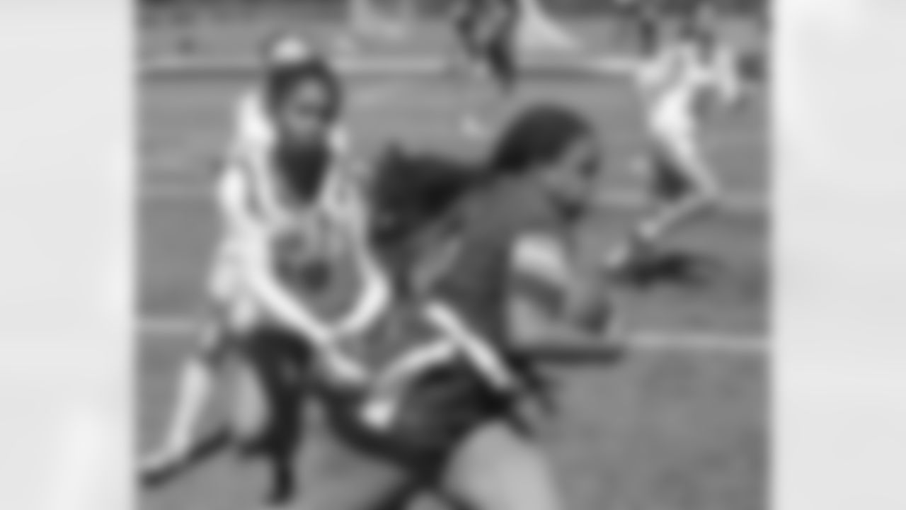 Week 4 of the Steelers' Girls High School Flag Football season on Sunday, April 27, 2025 at Upper St. Clair High School. (Brad Oskowski / Pittsburgh Steelers)