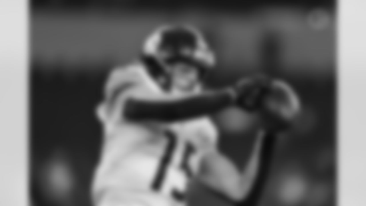 Pittsburgh Steelers wide receiver Ben Skowronek (15) during a regular season game between the Pittsburgh Steelers and the Los Angeles Chargers, Sunday, Nov. 9, 2025 in Inglewood, CA. (Karl Roser / Pittsburgh Steelers)