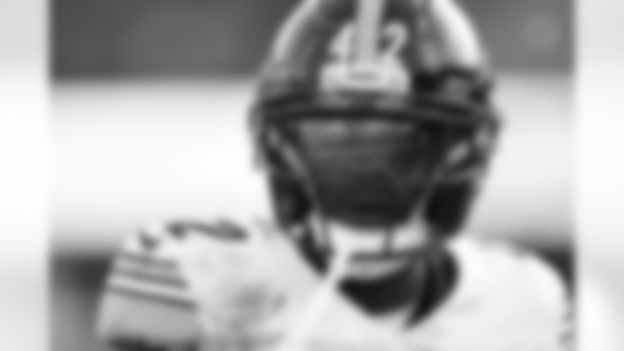 Pittsburgh Steelers cornerback James Pierre (42) during a regular season game between the Pittsburgh Steelers and the Baltimore Ravens, Sunday, Dec. 7, 2025 in Baltimore, MD. (Karl Roser / Pittsburgh Steelers)