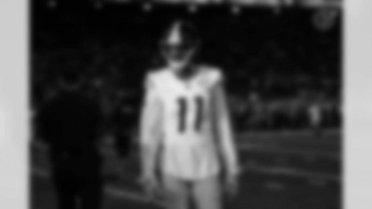 Pittsburgh Steelers wide receiver Marquez Valdes-Scantling (11) during a regular season game between the Pittsburgh Steelers and the Detroit Lions, Sunday, Dec. 21, 2025 in Detroit, MI. (Alysa Rubin / Pittsburgh Steelers)