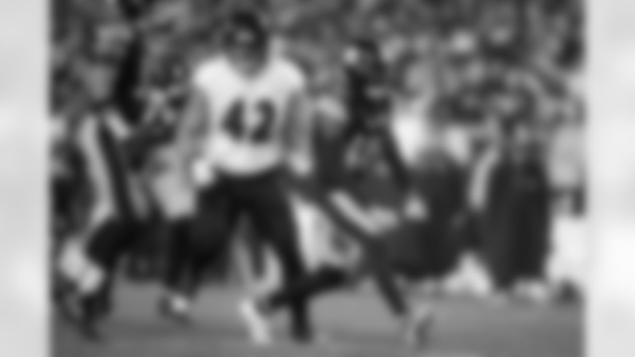 Pittsburgh Steelers cornerback James Pierre (42) during a regular season game between the Pittsburgh Steelers and the Baltimore Ravens, Sunday, Jan. 4, 2026 in Pittsburgh, PA. The Steelers defeated the Ravens 26-24. (Karl Roser / Pittsburgh Steelers)