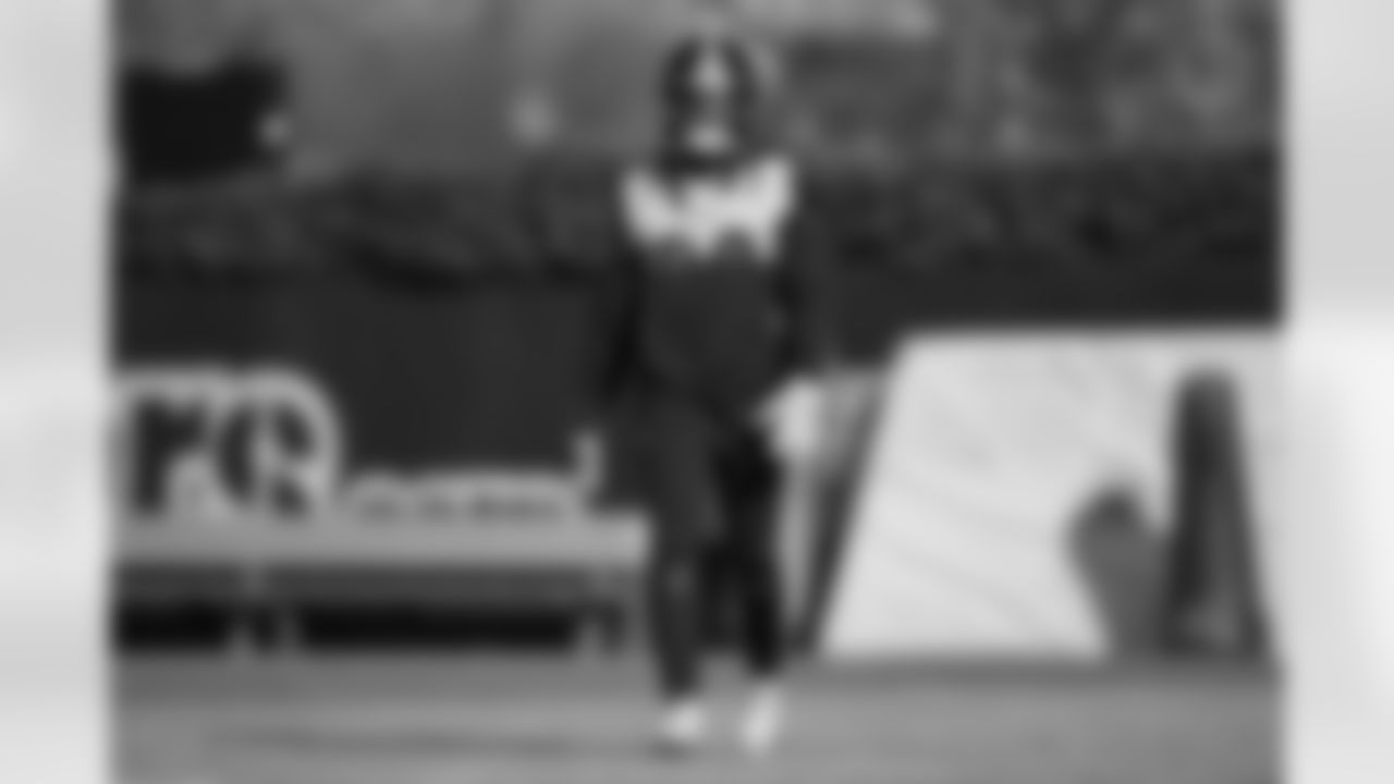 Pittsburgh Steelers safety Kyle Dugger (29) during practice at the UPMC Rooney Sports Complex preparing for a Week 16 matchup against the Detroit Lions, Thursday, Dec. 18, 2025 in Pittsburgh, PA. (Alysa Rubin / Pittsburgh Steelers)