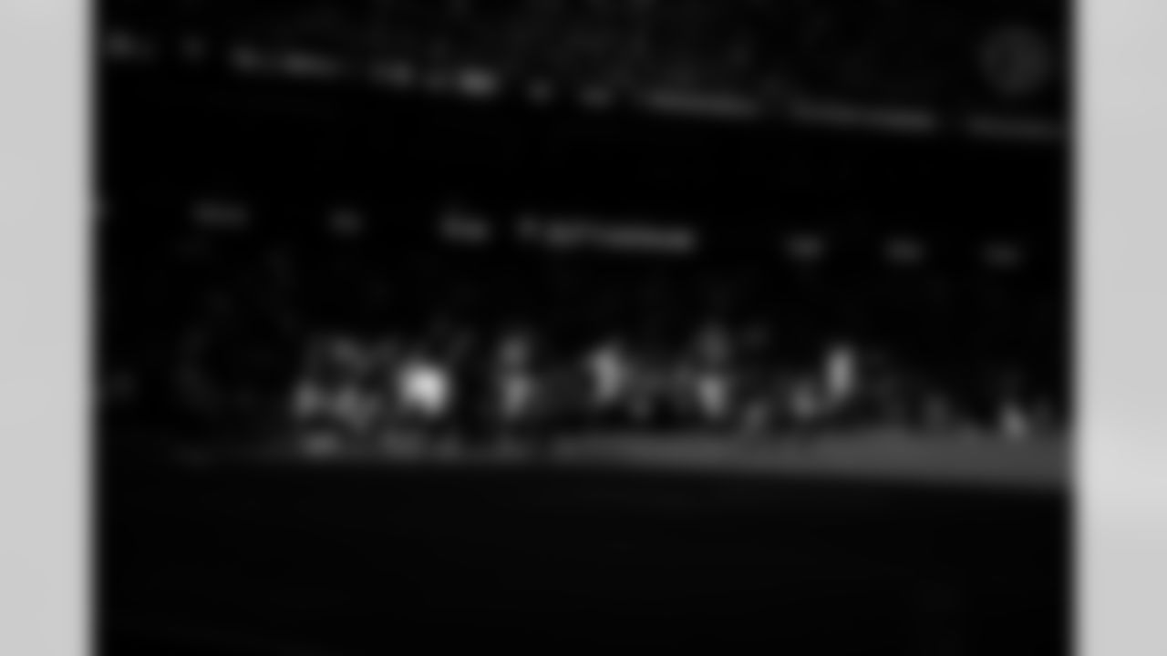 Pittsburgh Steelers kicker Chris Boswell (9) kicks a field goal for an extra point during a regular season game against the Chicago Bears, Sunday, Nov. 23, 2025 in Chicago, IL. The Bears beat the Steelers 31-28. The light in the Windy City was exceptional on this day. The low hanging sun in the late fall sky created ribbons of light and shadows that make it incredibly difficult to photograph in but also provide amazing opportunities to create something unique. With the team lined up to kick the extra point after a touchdown, I went with a wider view to show the scene, exposing for the highlights. (Karl Roser / Pittsburgh Steelers)

Model: NIKON Z 9
Lens (mm): 84
ISO: 250
Aperture: 2.8
Shutter: 1/8000