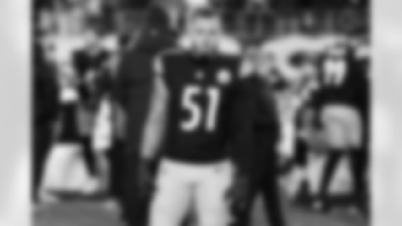 Pittsburgh Steelers linebacker Nick Herbig (51) during a postseason Wild Card game between the Pittsburgh Steelers and the Houston Texans, Monday, Jan. 12, 2026 in Pittsburgh, PA. (Karl Roser / Pittsburgh Steelers)