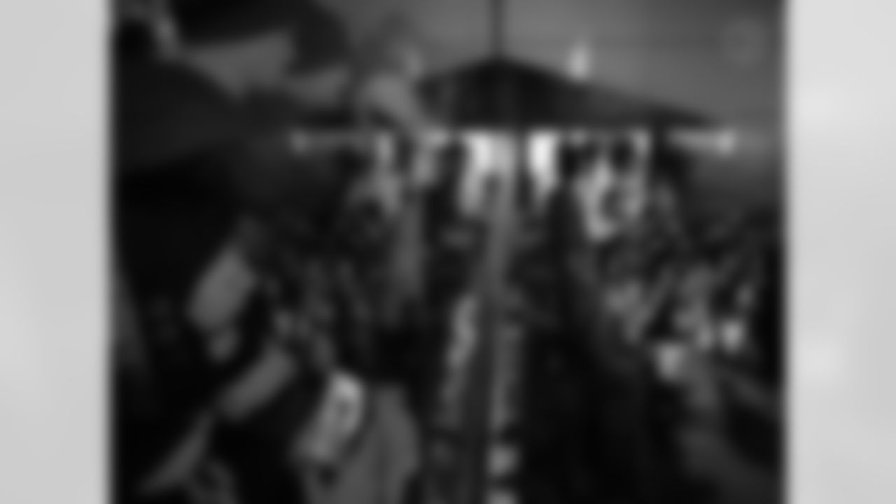 The Pittsburgh Steelers quarterbacks, centers and tight ends take the field for warmups prior to a postseason Wild Card game against the Houston Texans, Monday, Jan. 12, 2026 in Pittsburgh, PA. The Texans beat the Steelers 30-6. (Alysa Rubin / Pittsburgh Steelers)