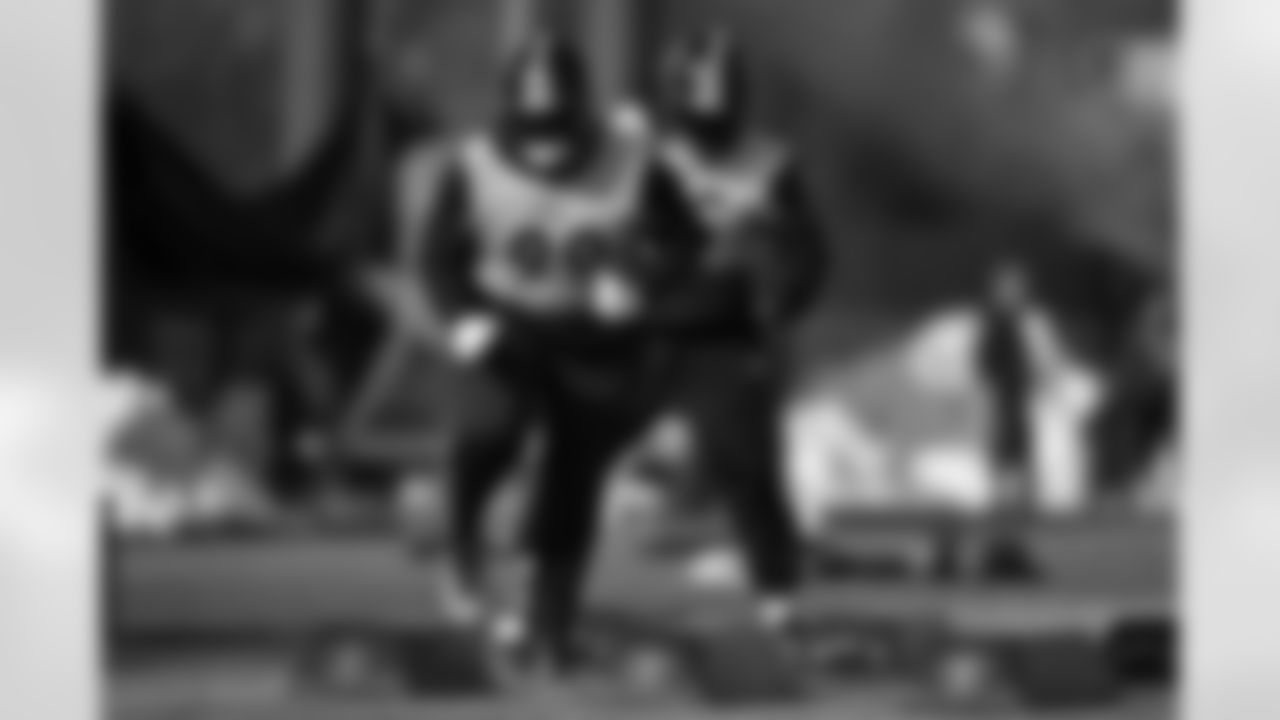 Pittsburgh Steelers defensive tackle Derrick Harmon (99) during practice at the UPMC Rooney Sports Complex preparing for a Week 16 matchup against the Detroit Lions, Thursday, Dec. 18, 2025 in Pittsburgh, PA. (Alysa Rubin / Pittsburgh Steelers)