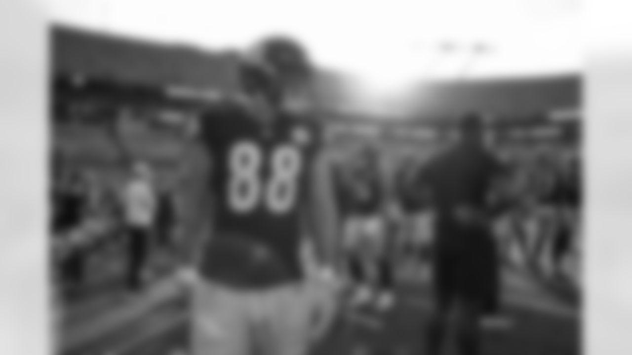 Pittsburgh Steelers tight end Pat Freiermuth (88) during a preseason game between the Pittsburgh Steelers and the Carolina Panthers, on Thursday August 21, 2025 in Charlotte, NC. (Karl Roser / Pittsburgh Steelers)