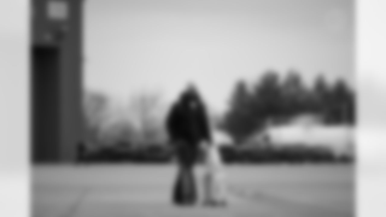 Pittsburgh Steelers defensive tackle Esezi Otomewo (93) travels to Baltimore on Saturday, Dec. 6, 2025 for the Week 14 regular season matchup against the Baltimore Ravens. (Alysa Rubin / Pittsburgh Steelers)