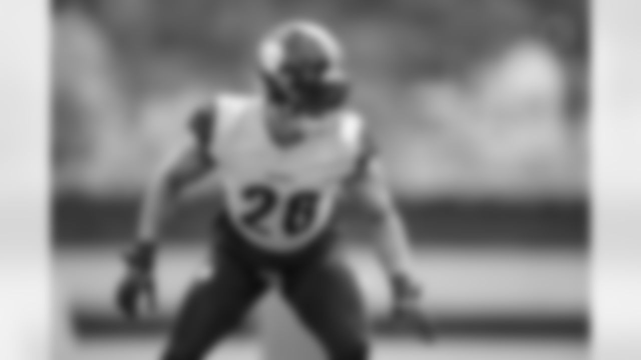 Pittsburgh Steelers safety Miles Killebrew (28) participates in the Organized Team Activities (OTAs), Tuesday May 27, 2025 at the UPMC Rooney Sports Complex. (Karl Roser / Pittsburgh Steelers)