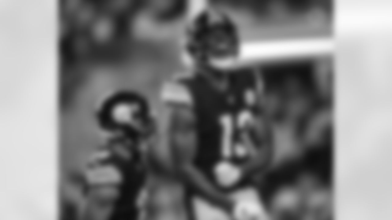 Pittsburgh Steelers wide receiver Miles Boykin (13) during a regular season game between the Pittsburgh Steelers and the Tennessee Titans, Thursday, Nov. 2, 2023 in Pittsburgh, PA. The Steelers defeated the Titans 20-16. (Abigail Dean / Pittsburgh Steelers)