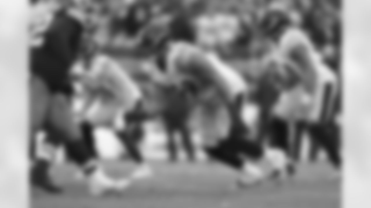 Pittsburgh Steelers defensive tackle Derrick Harmon (99) during a regular season game between the Pittsburgh Steelers and the Cleveland Browns, Sunday, Dec. 28, 2025 in Cleveland, OH. (Karl Roser / Pittsburgh Steelers)