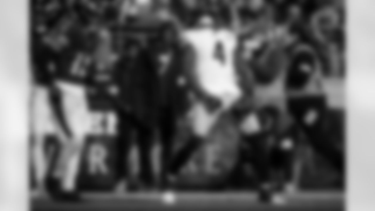 Pittsburgh Steelers wide receiver DK Metcalf (4) during a regular season game between the Pittsburgh Steelers and the Baltimore Ravens, Sunday, Dec. 7, 2025 in Baltimore, MD. The Steelers defeated the Ravens 27-22. (Karl Roser / Pittsburgh Steelers)